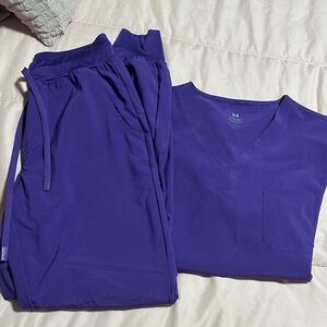 Purple Scrub Set